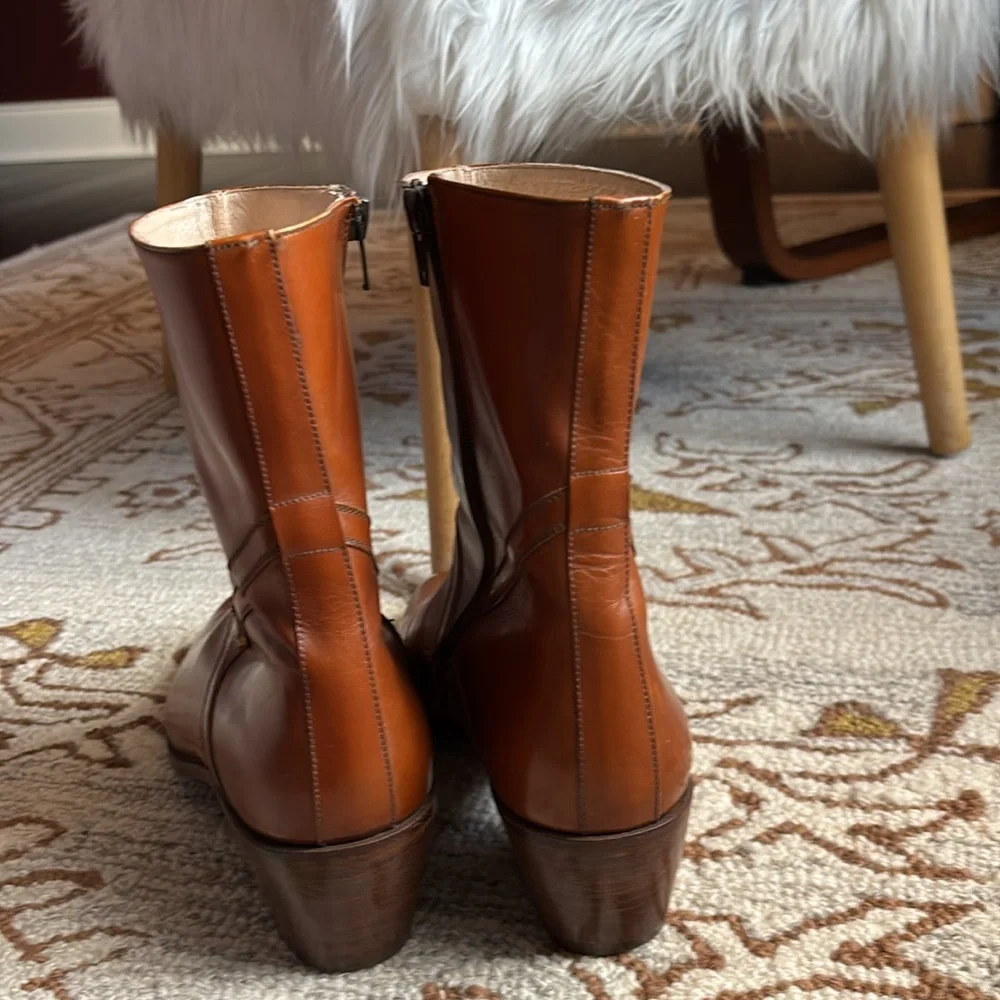 🤎Men’s Vintage Jean Pier Clemente Leather Boots